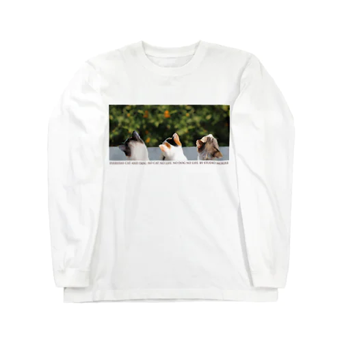 後頭部×３ Long Sleeve T-Shirt