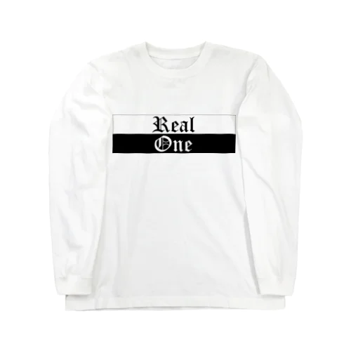 Real One Basic Logo ロングスリーブTシャツ