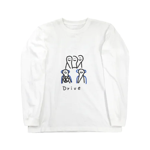 乗車人数5人 Long Sleeve T-Shirt