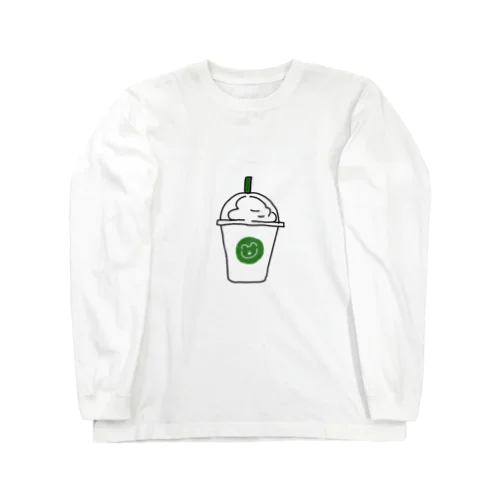 くまフラペチーノ ロングスリーブTシャツ