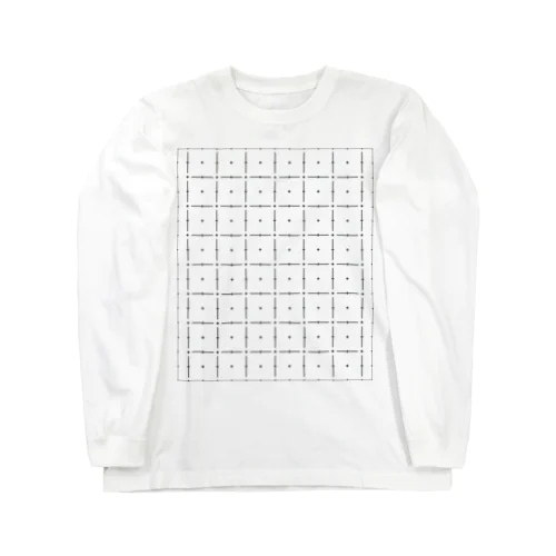 両面方眼2520x2992薄色用 Long Sleeve T-Shirt