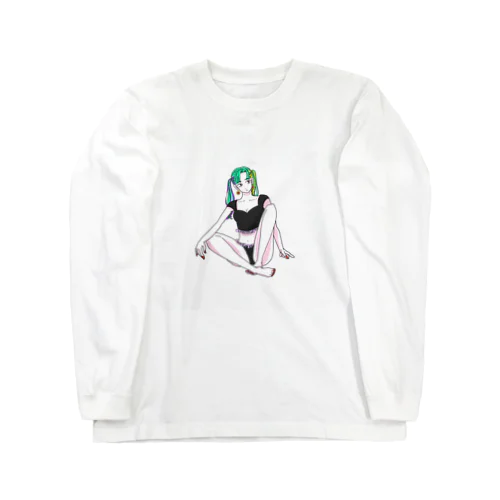 水着の女の子 Long Sleeve T-Shirt