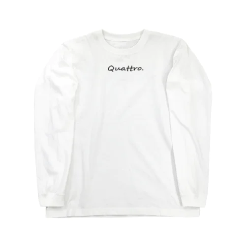 「Quattro」 ロングスリーブTシャツ