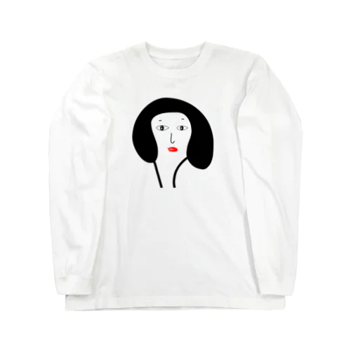 白塗り淑女 Long Sleeve T-Shirt