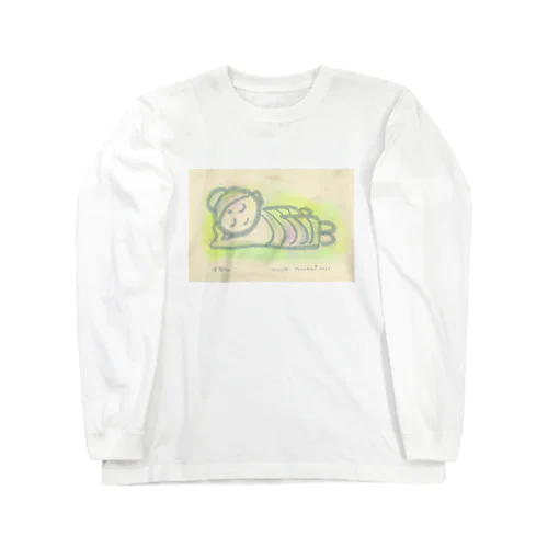 ゆる仏画「涅槃仏」 Long Sleeve T-Shirt