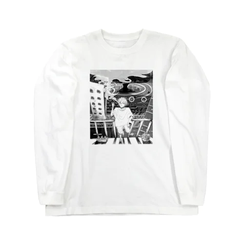 【モノクロ】激エモ解釈違いサブchイメージ Long Sleeve T-Shirt