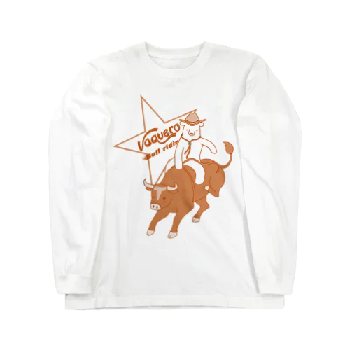 ロデオクマ-オレンジ Long Sleeve T-Shirt