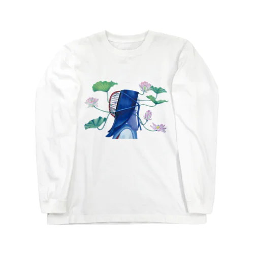 花に寄生される少女 Long Sleeve T-Shirt