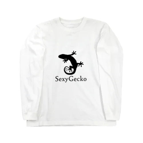 Sexy Gecko（黒） Long Sleeve T-Shirt