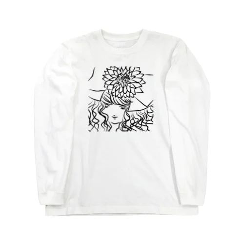 女の子と花 3 Long Sleeve T-Shirt