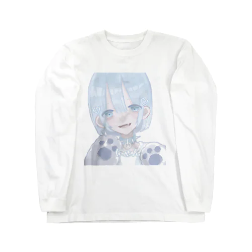 水 色 ね こ さ ん❕🧊 ロングスリーブTシャツ