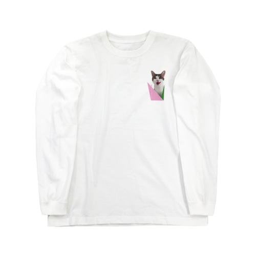 にゃんげシリーズ＜おりぶ＞　Nyange Rib Long Sleeve T-Shirt