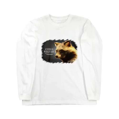 ANIMAL WELFARE　たぬき Long Sleeve T-Shirt