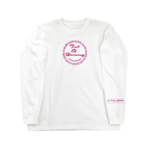 Time of harmony(ピンクロゴ) ロングスリーブTシャツ