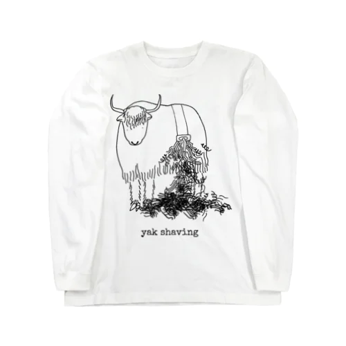 yak shaving ロングスリーブTシャツ