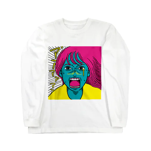 叫ぶ女の子ちゃん！ Long Sleeve T-Shirt