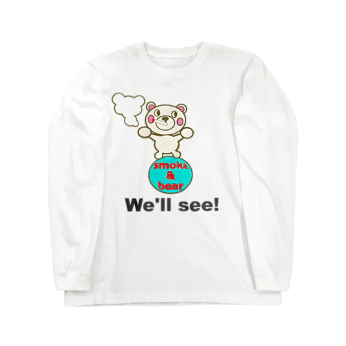 玉のりモクモックマ 白 Long Sleeve T-Shirt