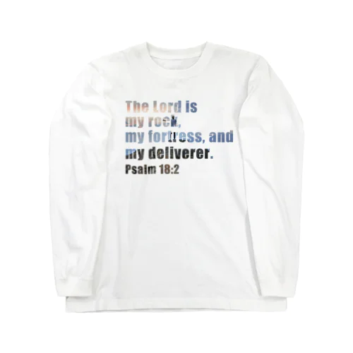 Psalm18:2 ロングスリーブTシャツ