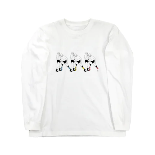 逆水平チョップ Long Sleeve T-Shirt