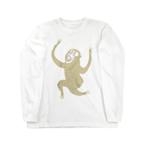 うきゃーっ！-beige- Long Sleeve T-Shirt