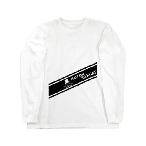 SILKHAT斜めデザイン Long Sleeve T-Shirt