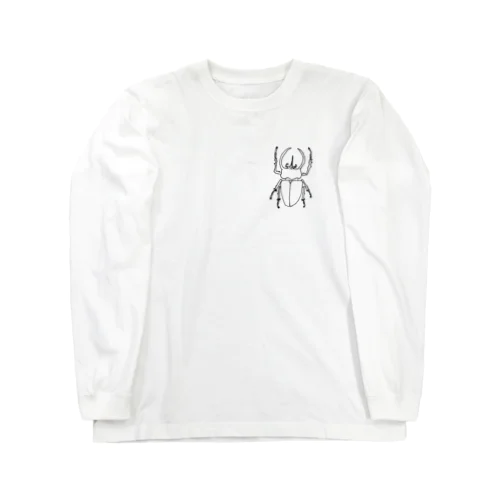 Wed-hmkコーカサスオオカブト Long Sleeve T-Shirt