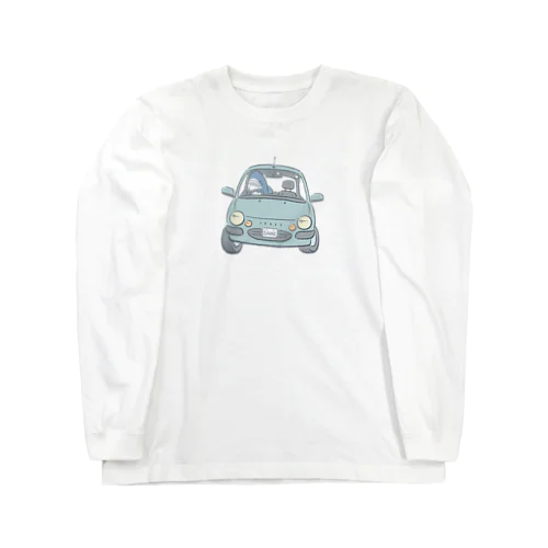 ハンドルをにぎるサメ Long Sleeve T-Shirt