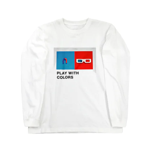 シュール３Dメガネ Long Sleeve T-Shirt