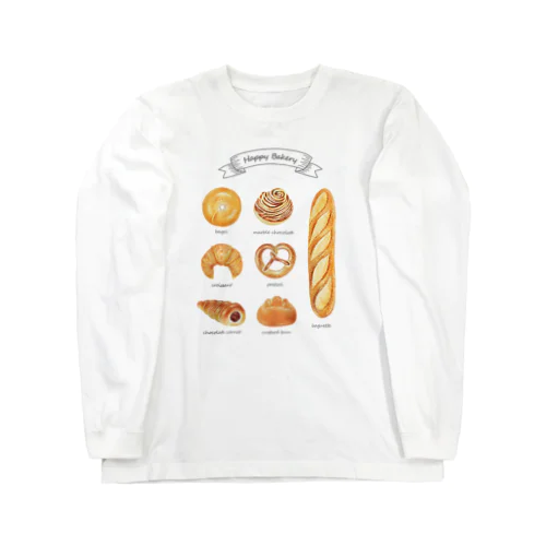 Happy Bakery ロングスリーブTシャツ