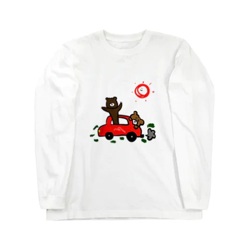 クマ、運転始めました Long Sleeve T-Shirt