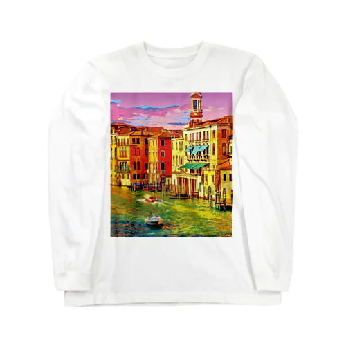 イタリア ヴェネツィアの夕暮れ Long Sleeve T-Shirt