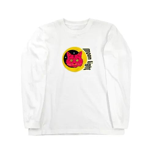 (ブーミー)のアメカジ風ロゴ　アメコミネコ ロングスリーブTシャツ
