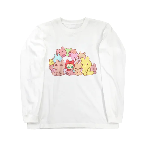 ぬいぐるみとてでべびちゃん Long Sleeve T-Shirt