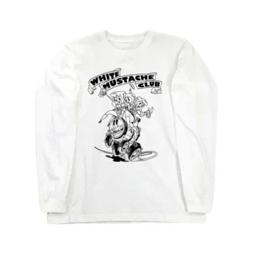 "WHITE MUSTACHE CLUB"(タイトルなし)) ロングスリーブTシャツ