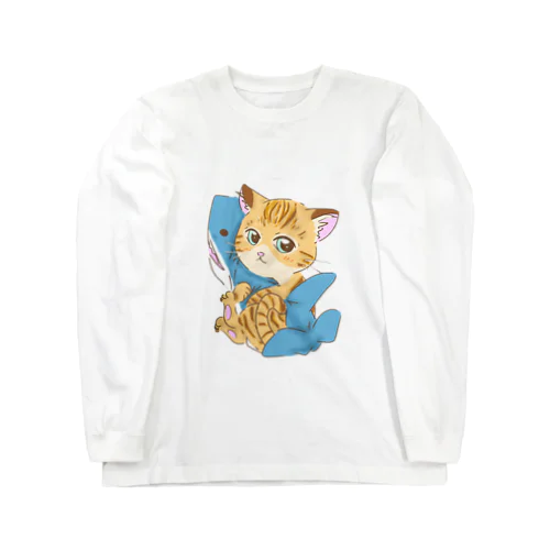 サメ好き猫さん Long Sleeve T-Shirt