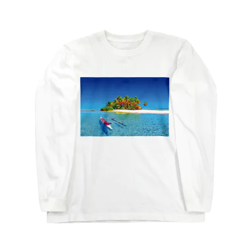 タヒチの海 Long Sleeve T-Shirt