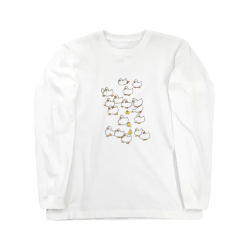 アヒルの群れ2 Long Sleeve T-Shirt