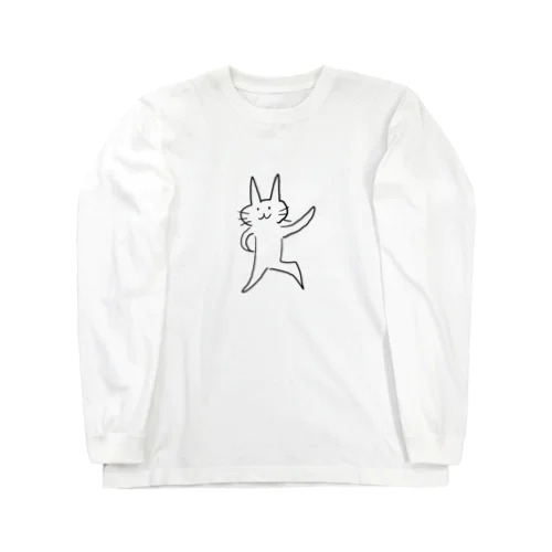 しっぽのないネコちゃん Long Sleeve T-Shirt