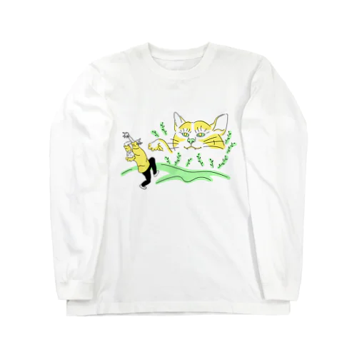 バケネコ Long Sleeve T-Shirt