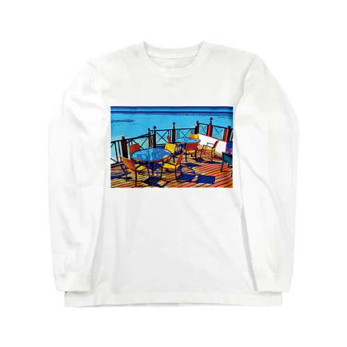 海沿いのレストラン Long Sleeve T-Shirt