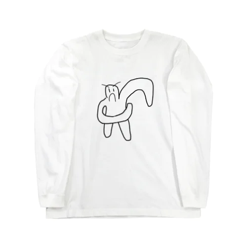 脇を気にする一般男性 Long Sleeve T-Shirt