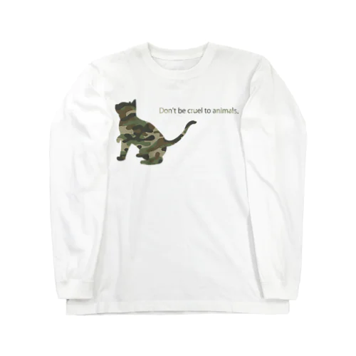 迷彩猫ロングスリーブＴシャツ Long Sleeve T-Shirt