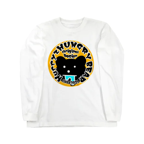 Hurryz HUNGRY BEARロゴ Long Sleeve T-Shirt