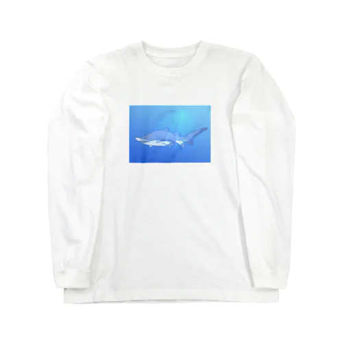 シロワニちゃん Long Sleeve T-Shirt