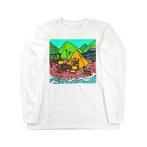 キャンプ Long Sleeve T-Shirt