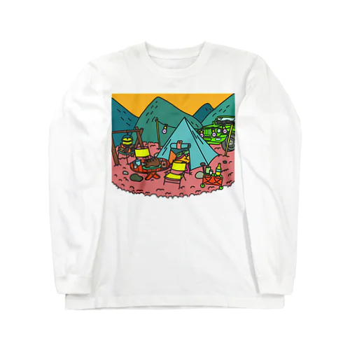 キャンプ　秋 Long Sleeve T-Shirt