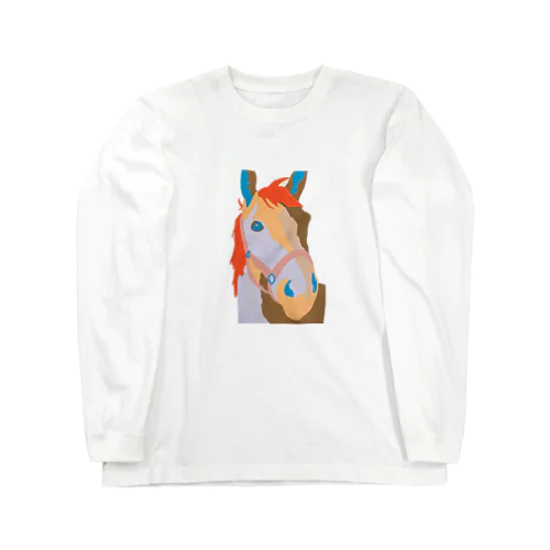 ひひん Long Sleeve T-Shirt