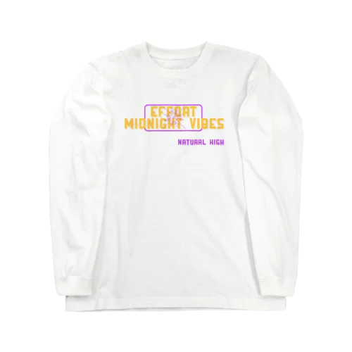 midnight vibes 롱 슬리브 티셔츠