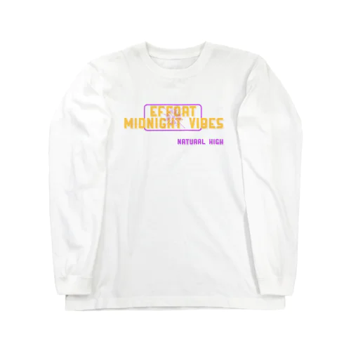 midnight vibes ロングスリーブTシャツ