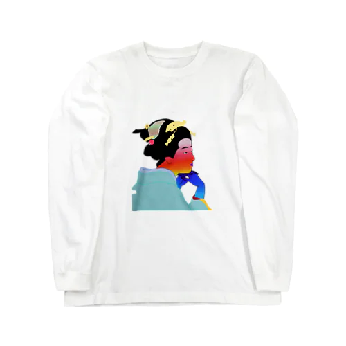 サーモグラフィー末端冷え性女 Long Sleeve T-Shirt